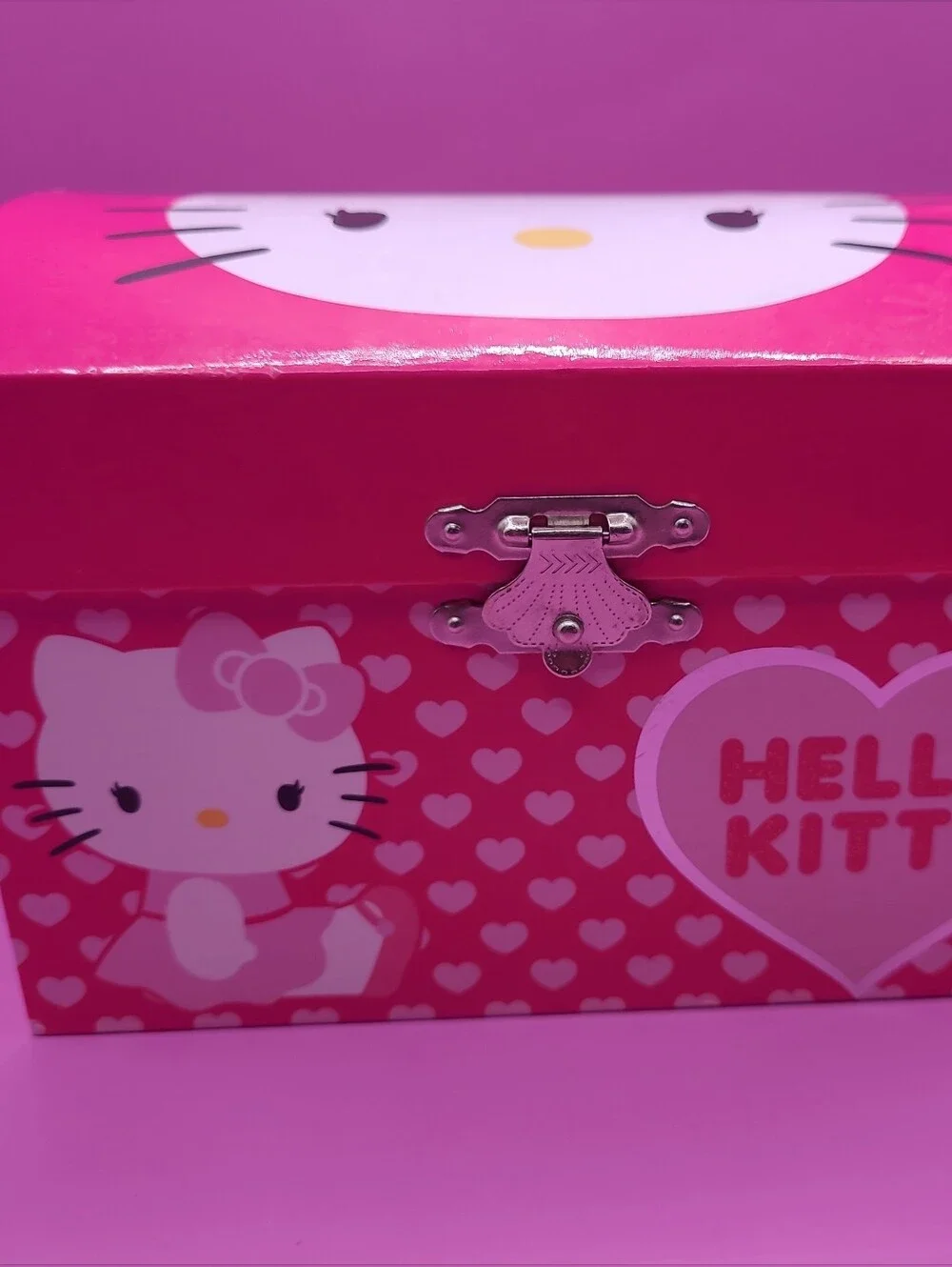 Y2K Hello Kitty Sanrio Dancing Pop Up Kitty Musical Jewelry Box